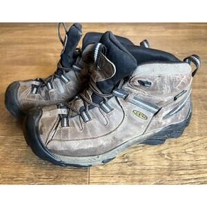 Keen Targhee II Mid Waterproof Hiking Ankle Boots Men's 8.5 Brown 1008418